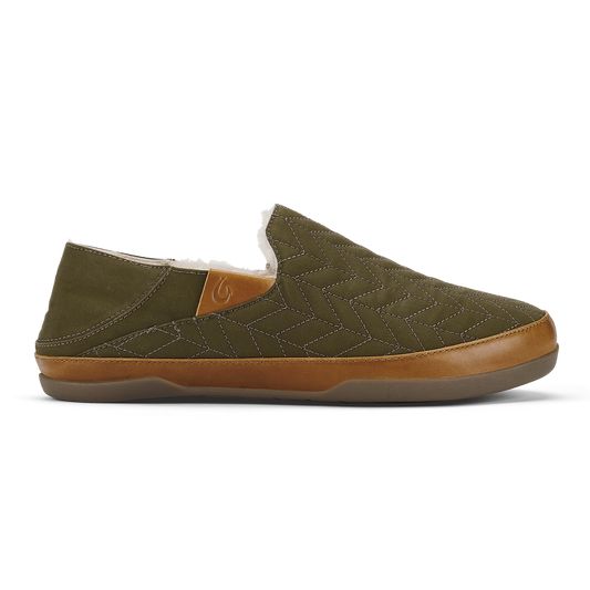 OluKai Men | Hanohano Men’s Waxed Canvas Slippers - Husk