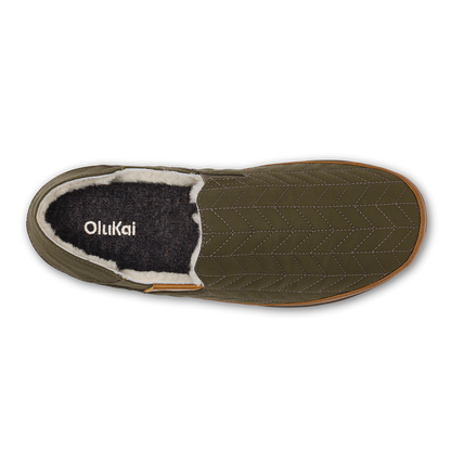 OluKai Men | Hanohano Men’s Waxed Canvas Slippers - Husk