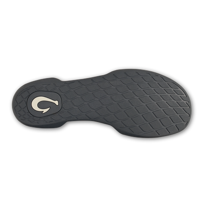 OluKai Men | Hanohano Men’s Waxed Canvas Slippers - Dark Shadow