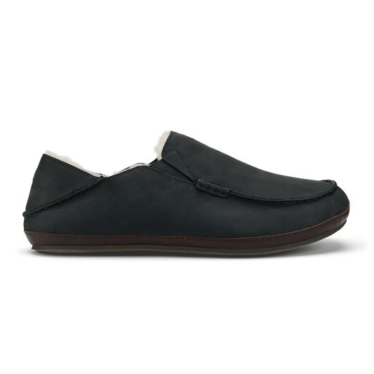 OluKai Men | Moloā Slipper - Black / Dk Java