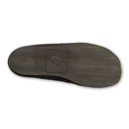 OluKai Men | Moloā Slipper - Black / Dk Java