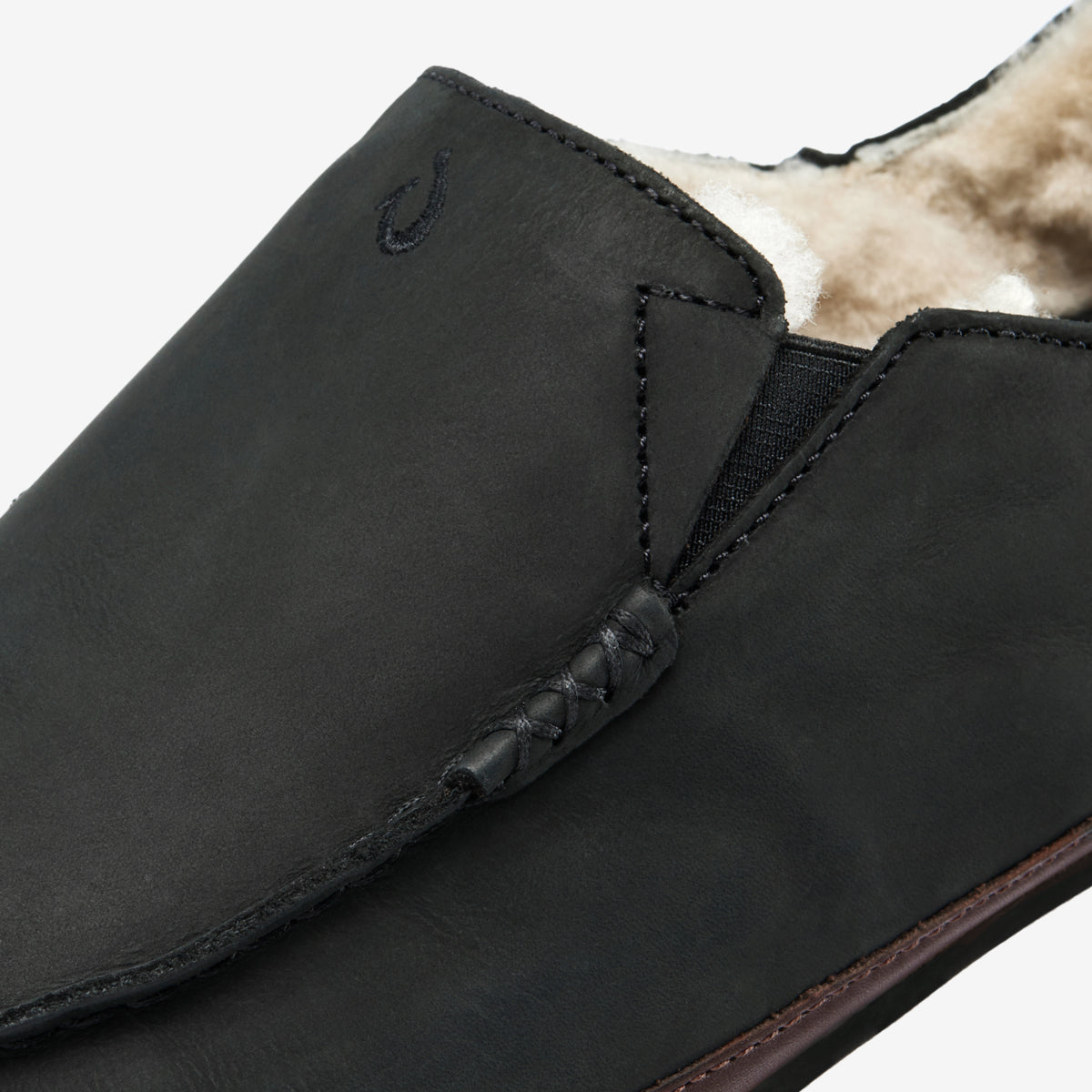 OluKai Men | Moloā Slipper - Black / Dk Java