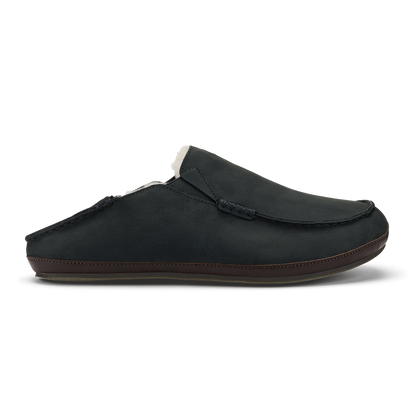 OluKai Men | Moloā Slipper - Black / Dk Java