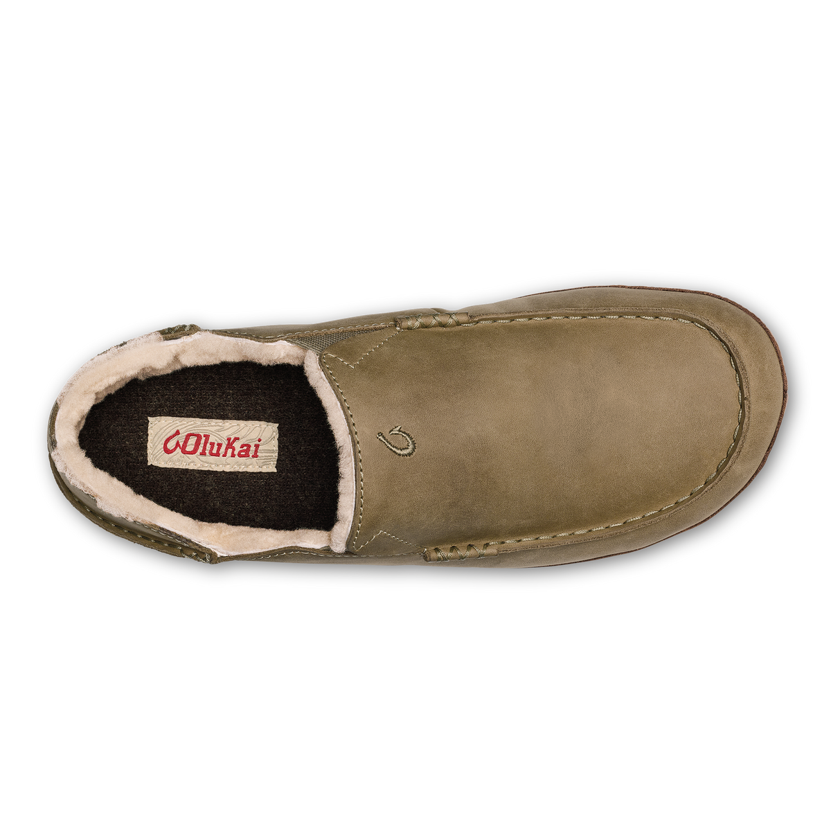 OluKai Men | Moloā Slipper - Clay / Dk Java