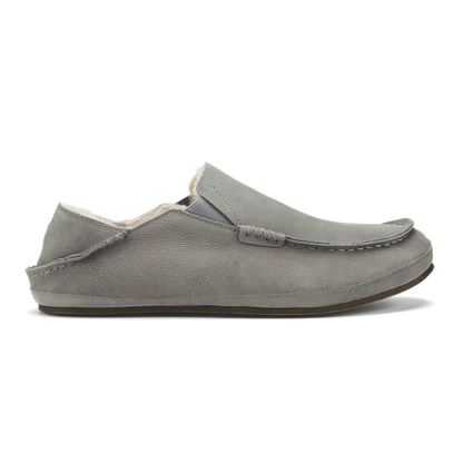 OluKai Men | Moloā Men's Leather Slippers - Kona Coffee