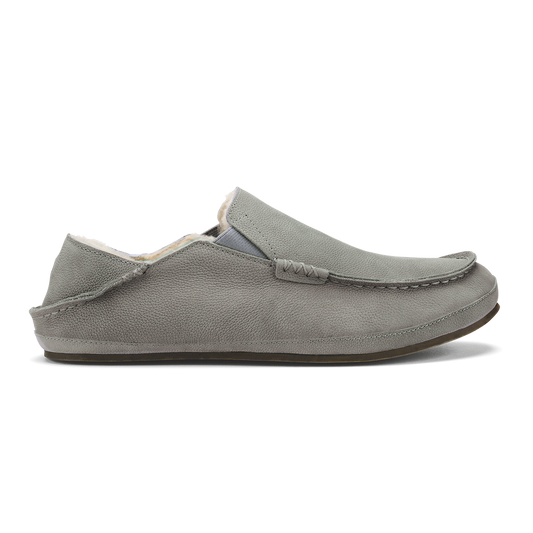 OluKai Men | Moloā Men's Leather Slippers - Kona Coffee