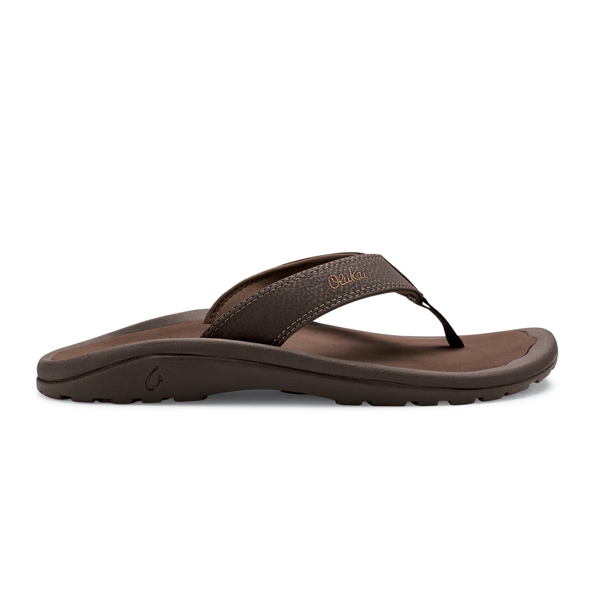 OluKai Men | ‘Ohana Men's Beach Sandals - Dark Java / Ray