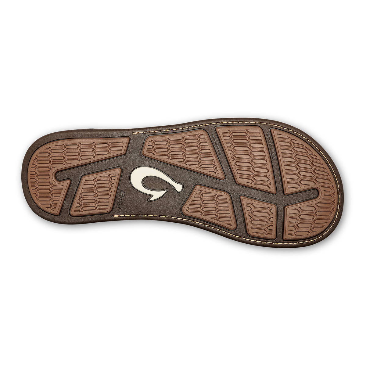 OluKai Men | Tuahine Men's Waterproof Leather Beach Sandals - Toffee