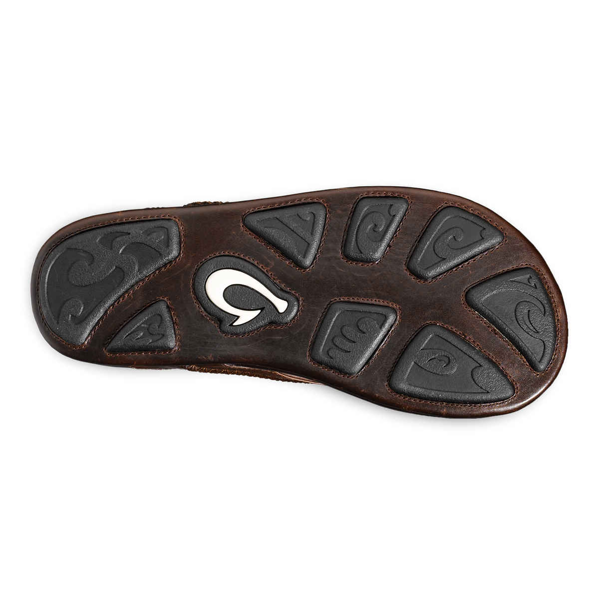 OluKai Men | Mea Ola Men's Leather Beach Sandals - Dark Java