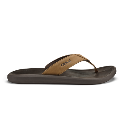 OluKai Men|New Arrivals | Pili - Tan / Dark Java