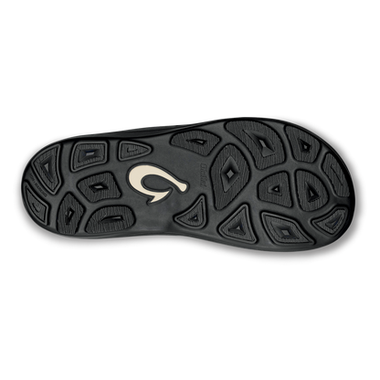 OluKai Men | Kīpī Men’s Comfortable Beach Sandals - Black