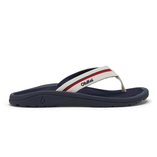 OluKai Men | ʻOhana Pālua - Bright White / Americana