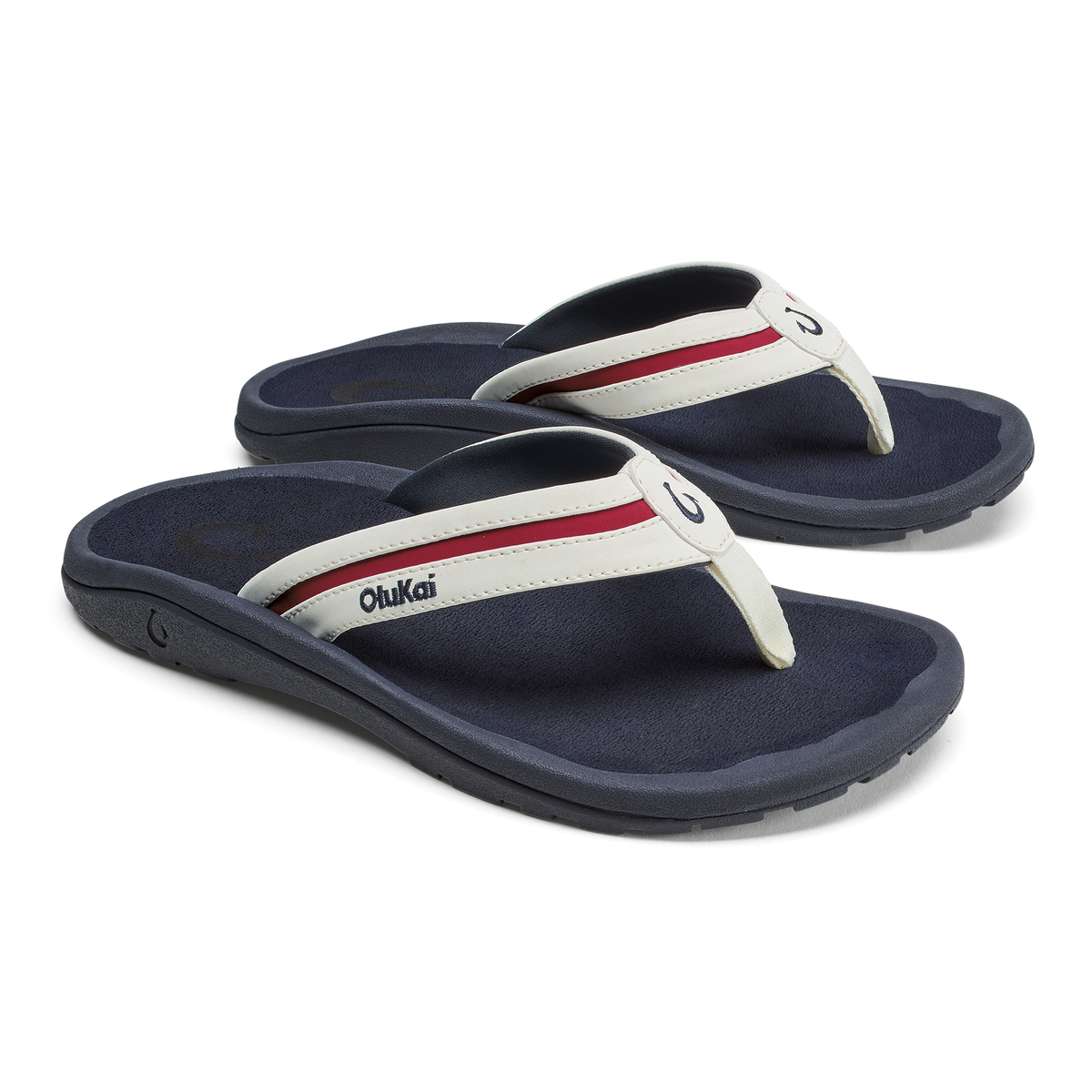 OluKai Men | ʻOhana Pālua - Bright White / Americana
