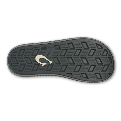 OluKai Men | Ulele Men's Beach Sandals - Blue Depth / Charcoal
