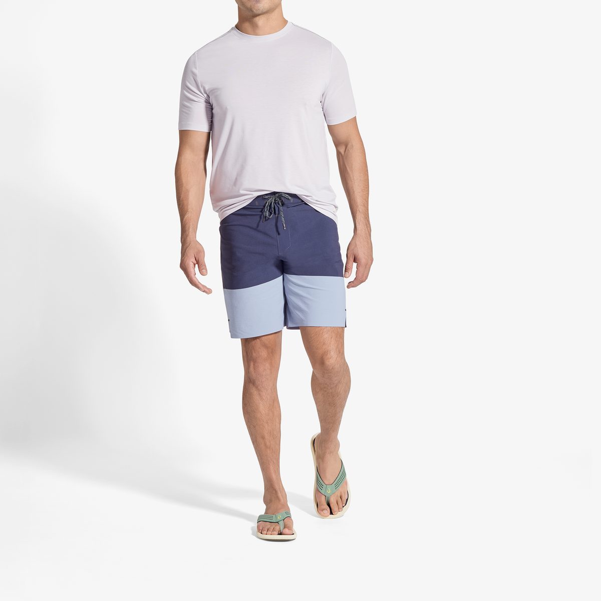 OluKai Men|New Arrivals | Ulele - Seagreen / Trench Blue