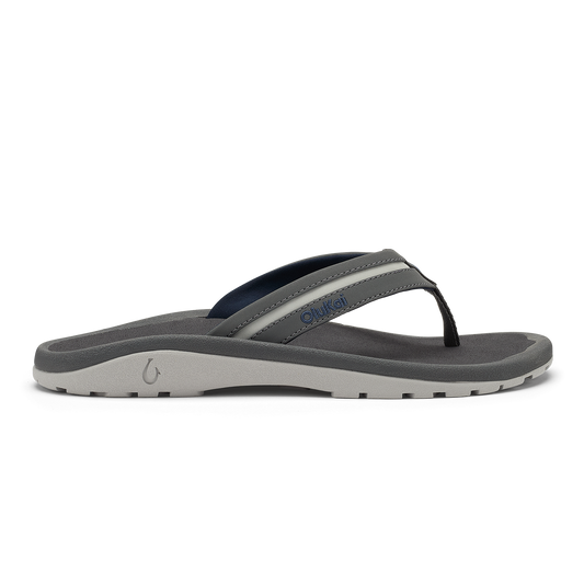 OluKai Men | ʻOhana Palua - Cloud Grey / Rock
