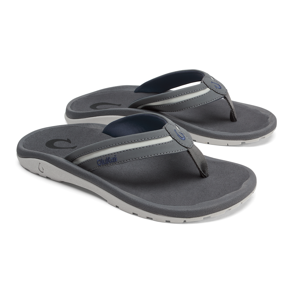 OluKai Men | ʻOhana Palua - Cloud Grey / Rock