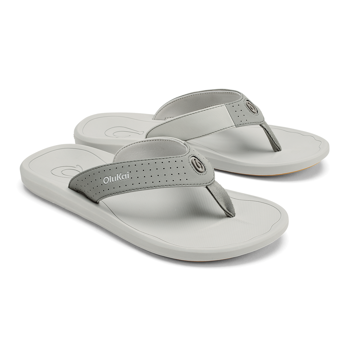 OluKai Men | Ki‘i Men’s Water Ready Beach Sandals - Ash / Sterling
