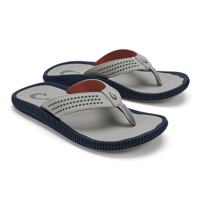 OluKai Men | Ulele Men's Beach Sandals - Ash
