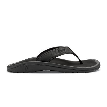 OluKai Men | ‘Ohana Men's Best Selling Beach Sandals - Black