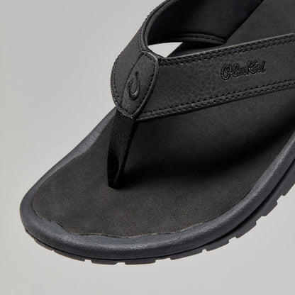 OluKai Men | ‘Ohana Men's Best Selling Beach Sandals - Black