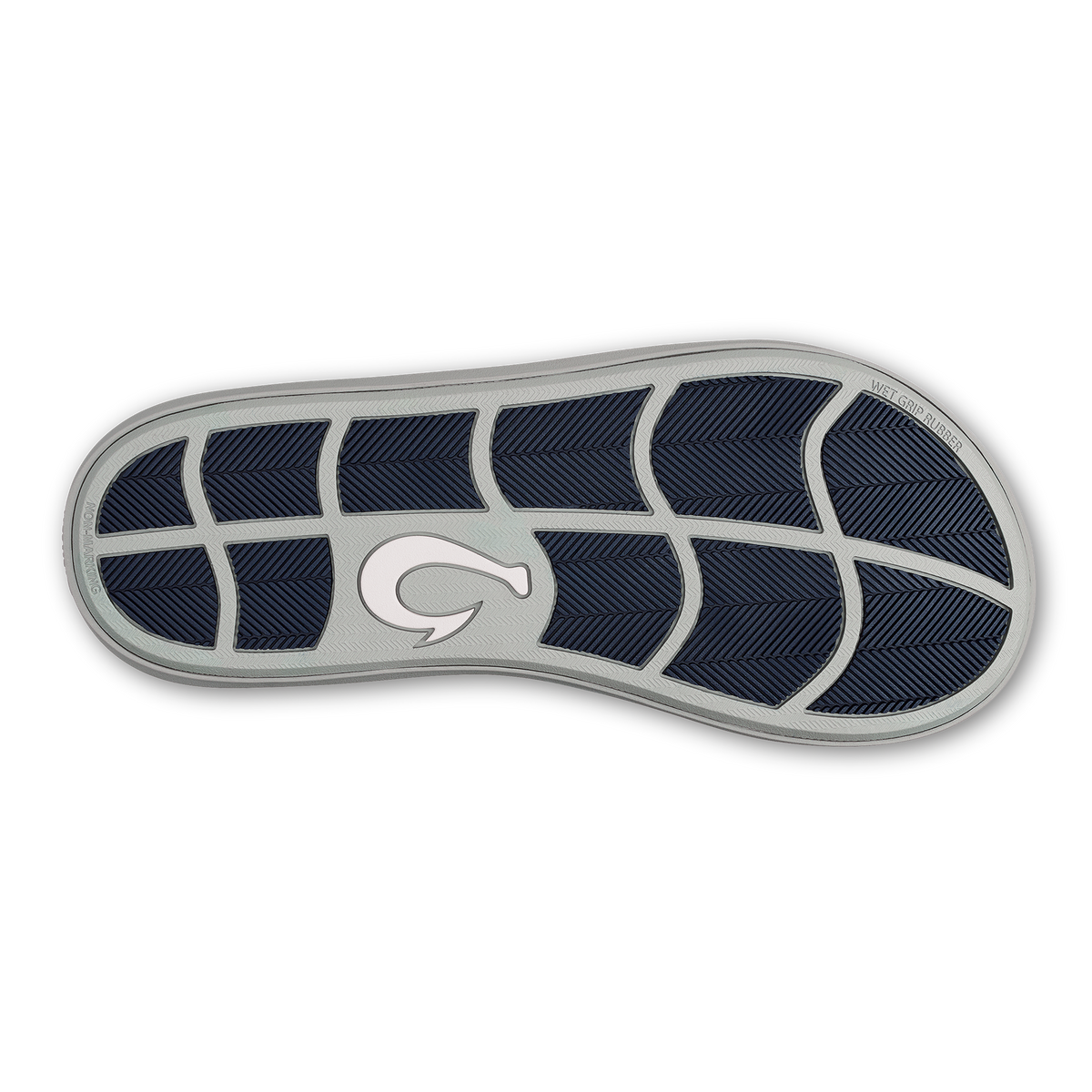 OluKai Men | Pili Men’s Waterproof Leather Sandals - Ash / Mood Indigo