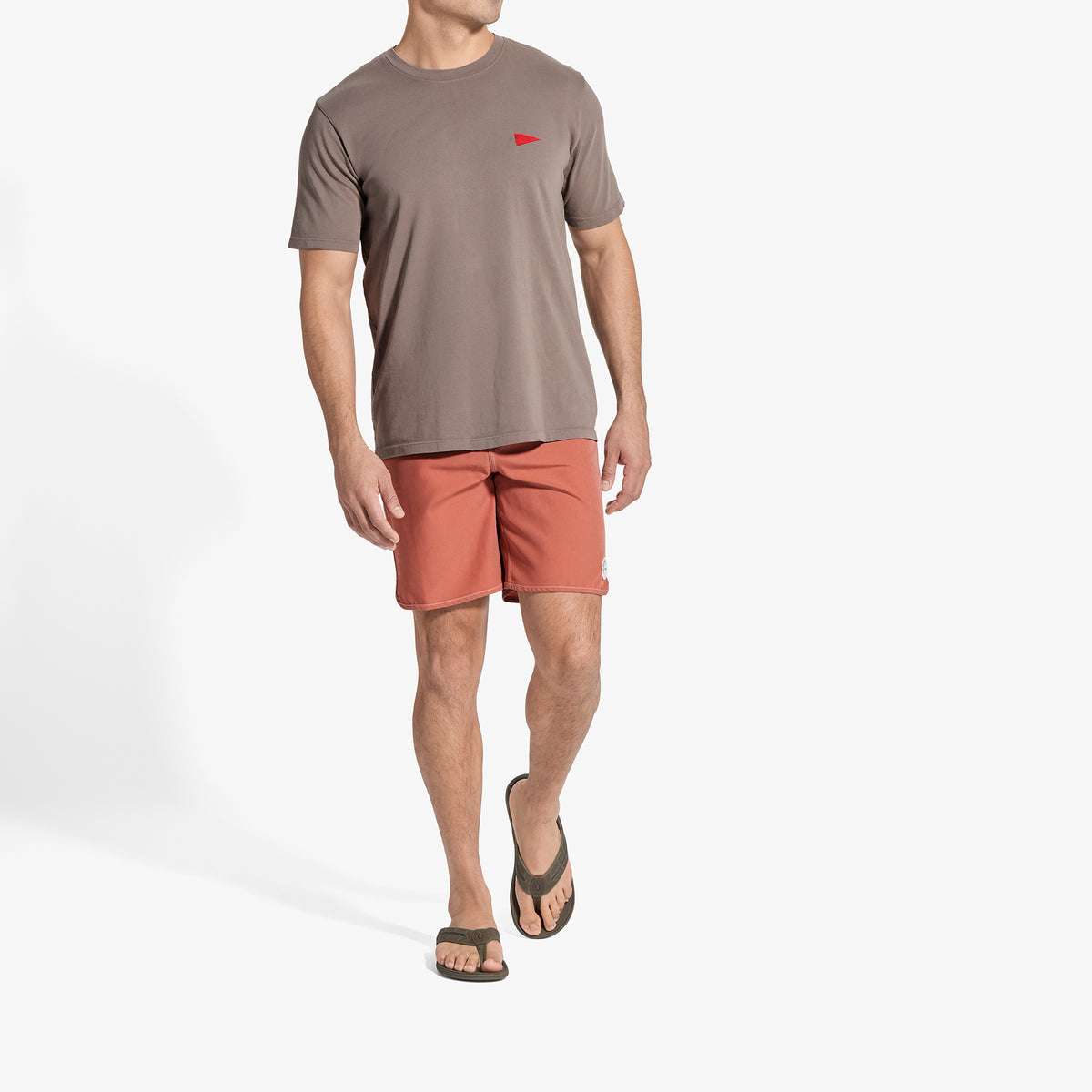 OluKai Men|New Arrivals | Tuahine Palm - Mustang / Mustang