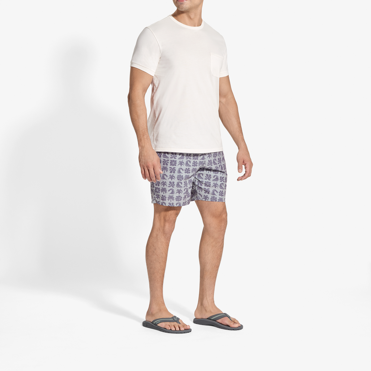 OluKai Men | 'Ohana Pālua - Tradewind Grey / Seagreen
