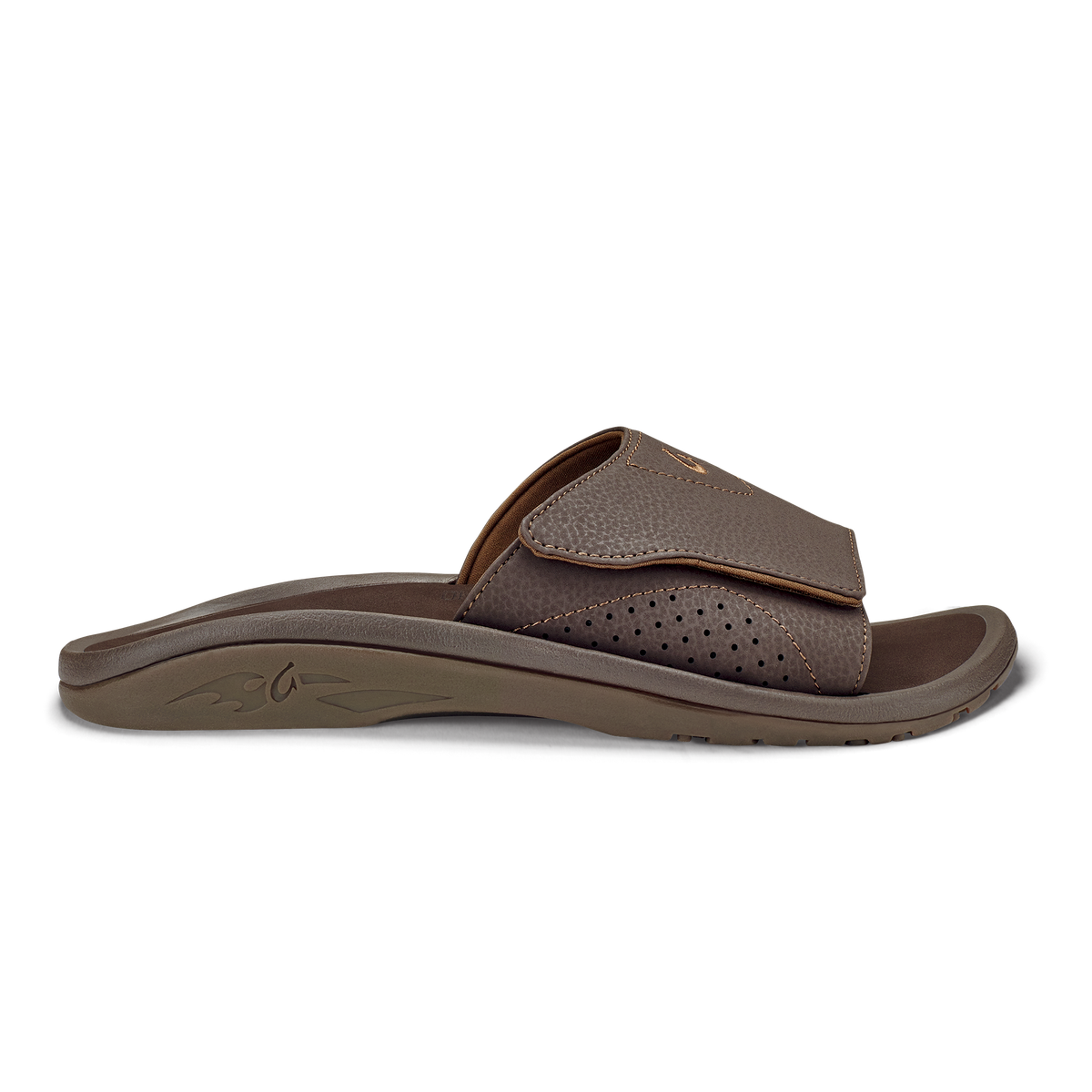 OluKai Men | Nalu Slide Men's Beach Slide Sandals - Dark Java