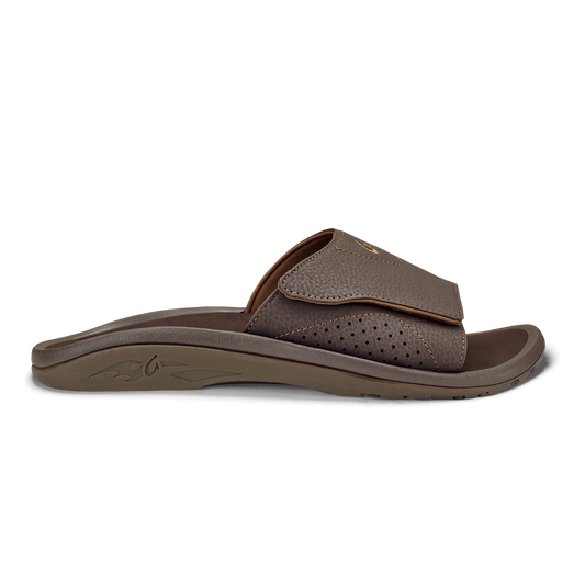 OluKai Men | Nalu Slide Men's Beach Slide Sandals - Dark Java