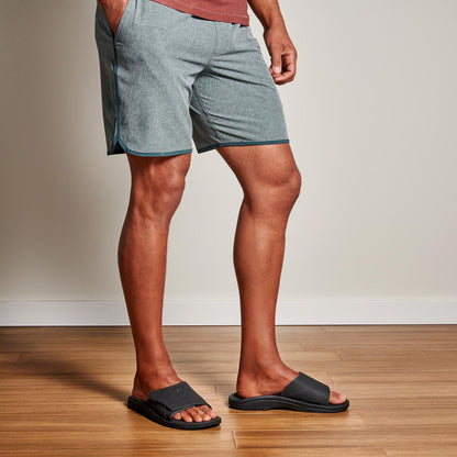 OluKai Men | Nalu Slide Men's Beach Slide Sandals - Black