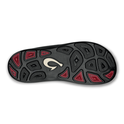 OluKai Men | Kīpī Men’s Comfortable Beach Sandals - Dark Shadow