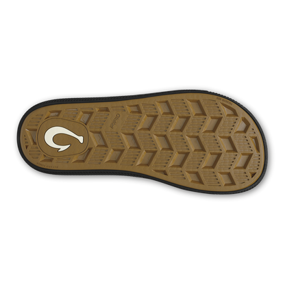 OluKai Men|New Arrivals | Ulele Slide - Lava Rock / Lava Rock