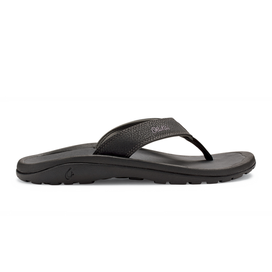 OluKai Men | OluKai ‘Ohana - Black / Dark Shadow | Men's Beach Sandals