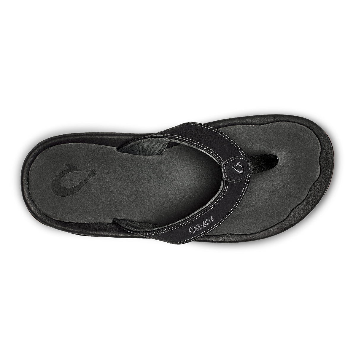 OluKai Men | OluKai ‘Ohana - Black / Dark Shadow | Men's Beach Sandals