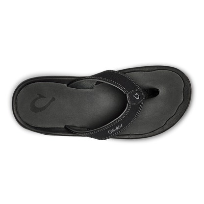 OluKai Men | OluKai ‘Ohana - Black / Dark Shadow | Men's Beach Sandals