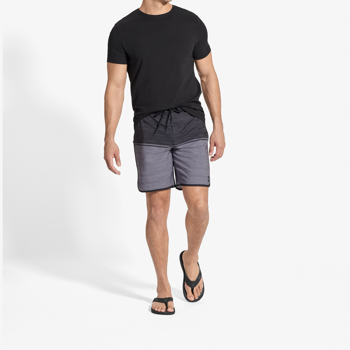OluKai Men | OluKai ‘Ohana - Black / Dark Shadow | Men's Beach Sandals