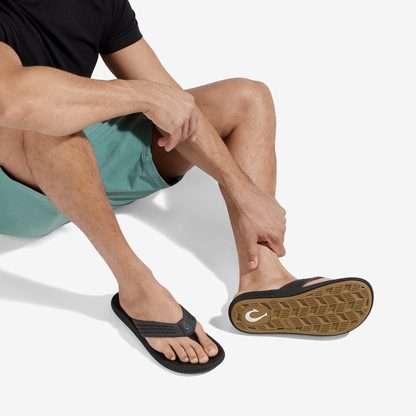 OluKai Men|New Arrivals | Ulele - Lava Rock / Lava Rock