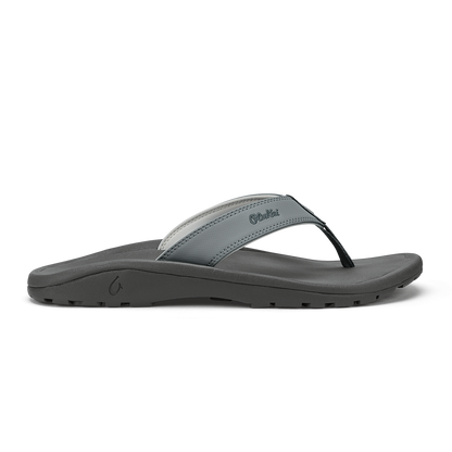 OluKai Men | ‘Ohana Men's Best Selling Beach Sandals - Ash / Rock