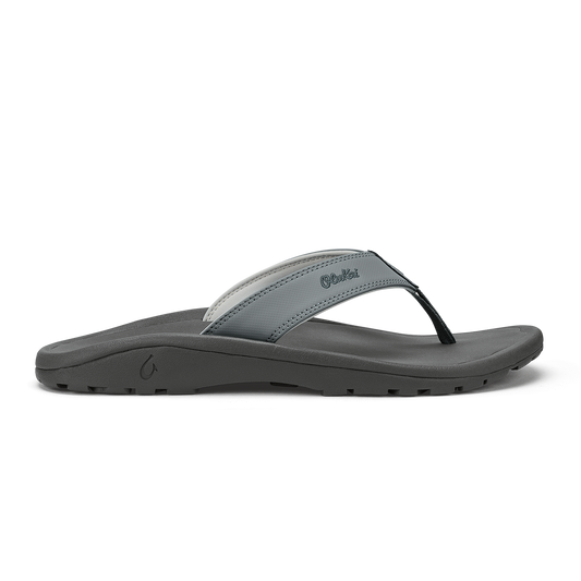 OluKai Men | ‘Ohana Men's Best Selling Beach Sandals - Ash / Rock