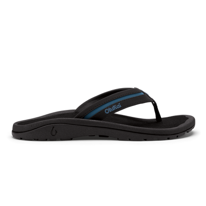 OluKai Men | ʻOhana Pālua - Black / Slate Blue