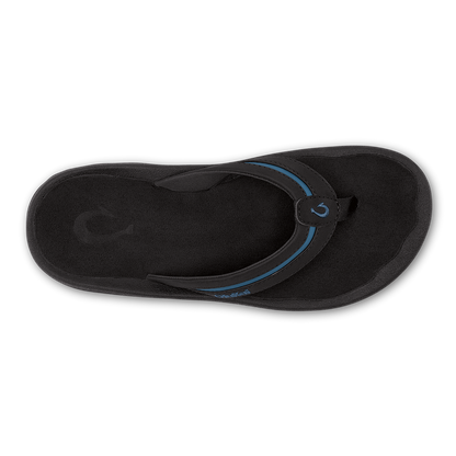 OluKai Men | ʻOhana Pālua - Black / Slate Blue