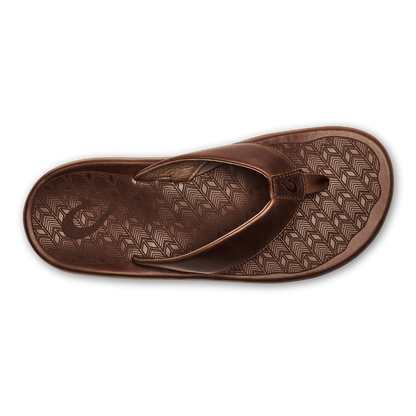 OluKai Men | ‘Ilikai Men‘s Leather Sandals - Toffee
