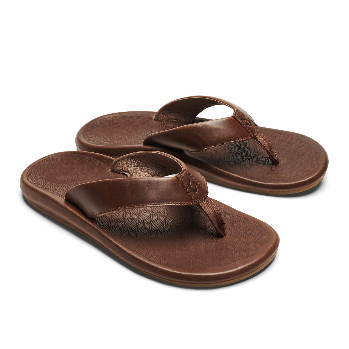 OluKai Men | ‘Ilikai Men‘s Leather Sandals - Toffee