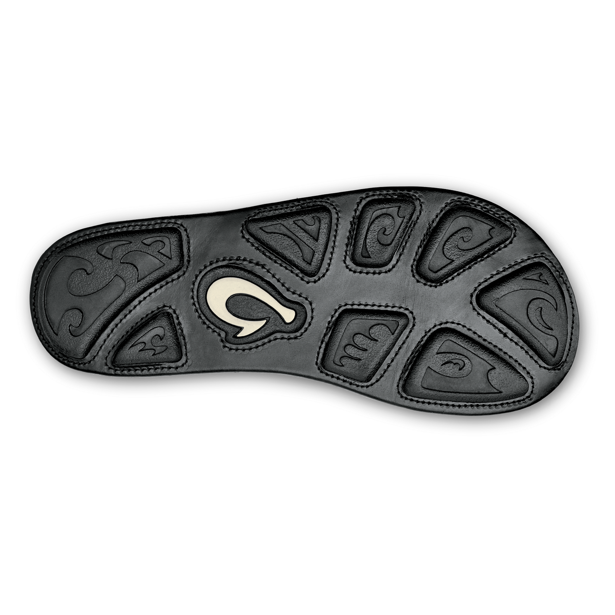 OluKai Men | OluKai Mea Ola - Black | Men's Leather Beach Sandals