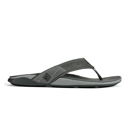 OluKai Men | Tuahine Men's Waterproof Leather Beach Sandals - Lagoon