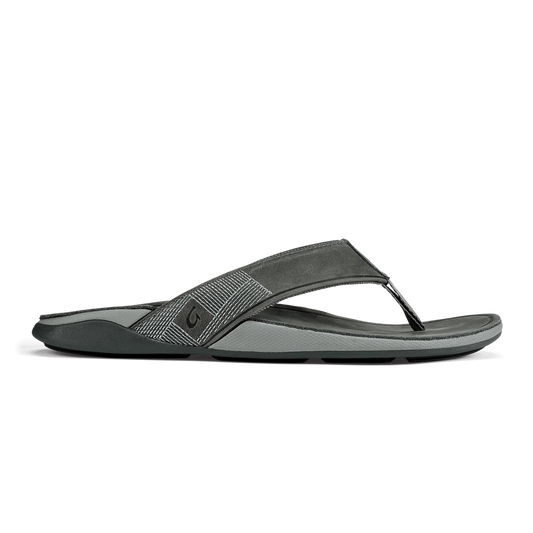 OluKai Men | Tuahine Men's Waterproof Leather Beach Sandals - Lagoon