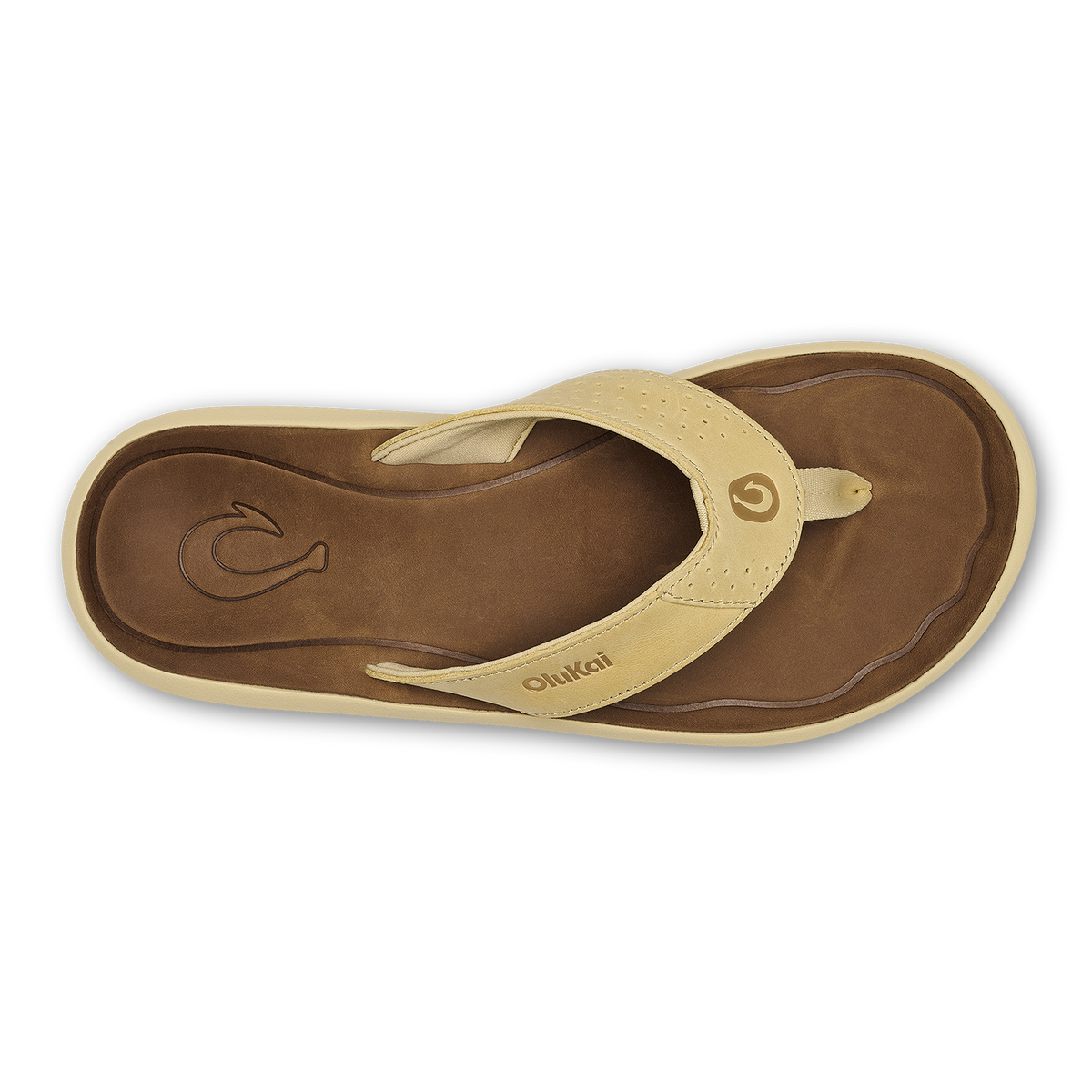 OluKai Men | Pili Men’s Waterproof Leather Sandals - Toasted Coconut / Tan