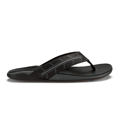 OluKai Men|New Arrivals | Tuahine Palm - Lava Rock / Dk Shadow