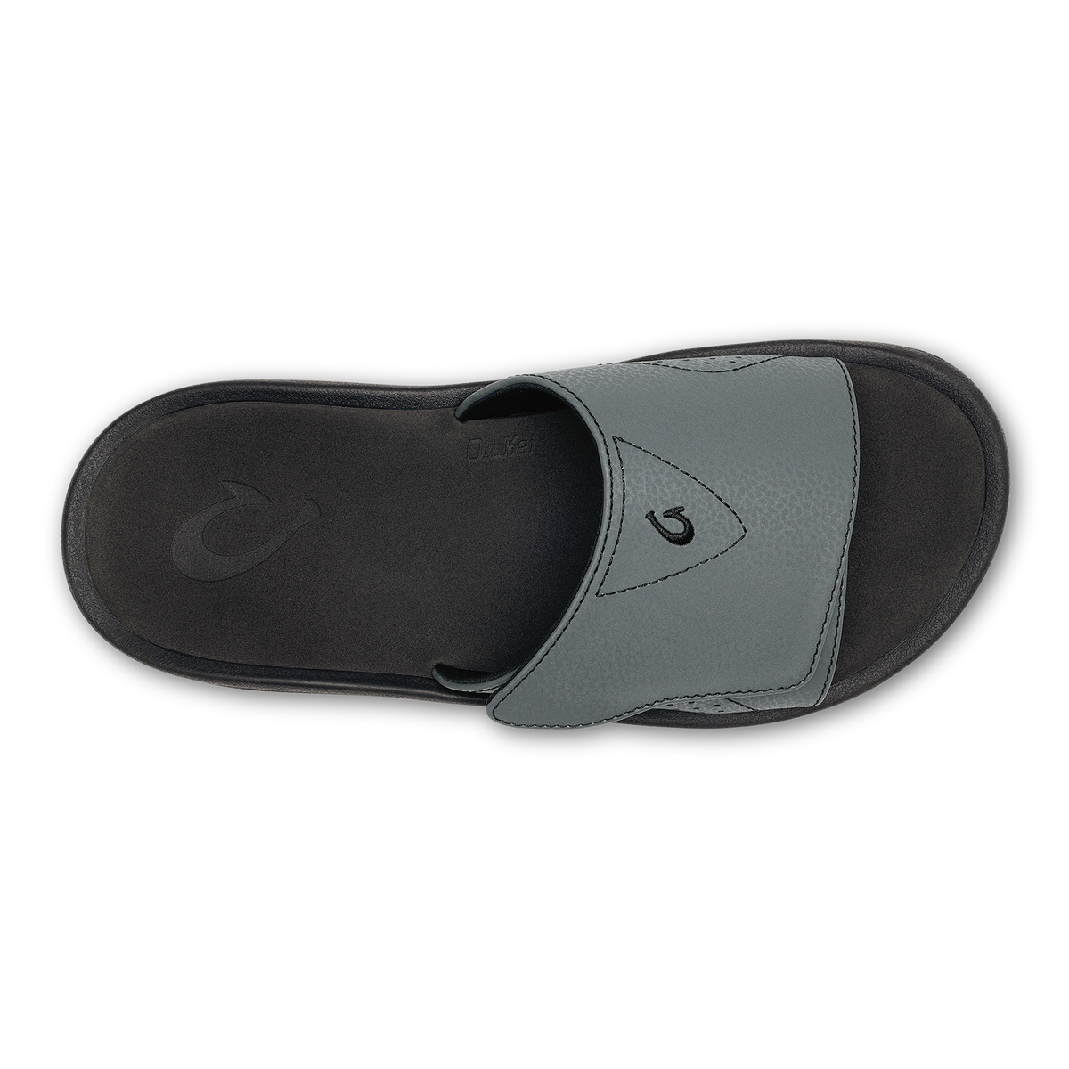 OluKai Men|New Arrivals | Nalu Slide - Rock / Black